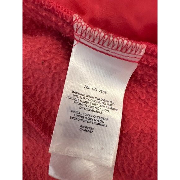 COLUMBIA GIRLS WHITE AND PINK SKI JACKET HOODED MEDIUM 7/8 - Picture 5 of 12